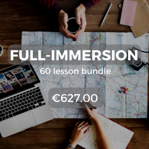 Full-immersion 60 lesson bundle €627.00